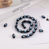 30pcs Evil Eye Lampwork Beads for DIY Jewelry Making