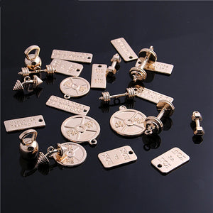 30pcs Weight Charms for Fitness Necklace Making