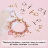 30 Sets 304 Stainless Steel Toggle Clasps Mixed Golden DIY Jewelry Making
