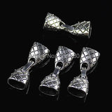 Antique Silver Lobster Clasp Necklace Hook for Pendant Bracelet (K00539)