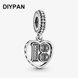 30th 40th 50th 60th 70th Celebration Dangle Charm for Pan Bracelet