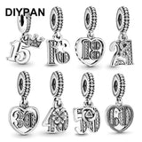 30th 40th 50th 60th 70th Celebration Dangle Charm for Pan Bracelet