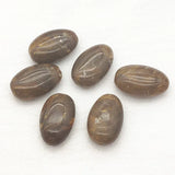 110pcs Acrylic Marble Effect Oval Flat Beads DIY Jewelry Making