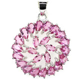 Deluxe Violet Tanzanite Pink Tourmaline Pendant