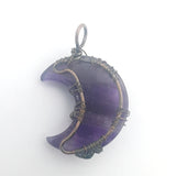 Abalone Shell Amethysts Aventurine Opal Chakras Pendant