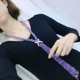 30x40mm Women's CZ-inlaid Pearl Bracelet Buckle