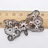 Women's CZ-Inlaid Pearl Bracelet Buckle, Necklace and Sweater Chain Connection