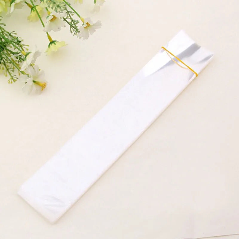30x5cm DIY Jewelry Packaging OPP Plastic Transparent Bag 100pcs