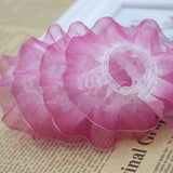 Ruffle Lace Trim Ribbon for DIY Clothes 0.98'' Width