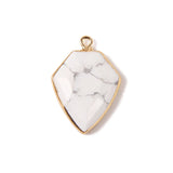 Natural Stone Pendant Faceted Quartz Aventurine Charms for Jewelry Making
