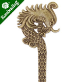 Antique Bronze Dragon Metal Bookmark, Set of 10