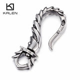 Stainless Steel Punk Skull Key Chain for Men