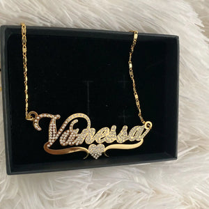 316 SS Necklace with Any Name Personalized Pendants for Women