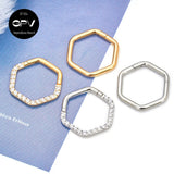 316L Medical Stainless Steel Rectangular Nose Ring Nasal Septum Piercing