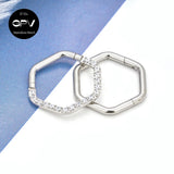 316L Medical Stainless Steel Rectangular Nose Ring Nasal Septum Piercing