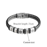 Personalized 316L Name Bracelet for Men