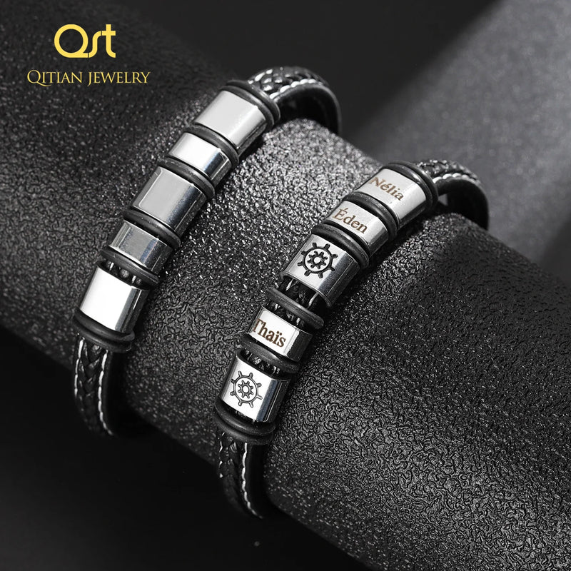 Personalized 316L Name Bracelet for Men