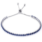 316L Stainless Inlaid Crystal Titanium Steel Bracelet