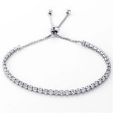 316L Stainless Inlaid Crystal Titanium Steel Bracelet