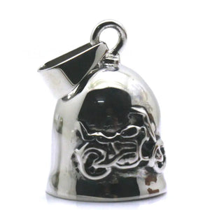 316L Stainless Jingle Bell Moto Biker Pendant