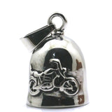316L Stainless Jingle Bell Moto Biker Pendant
