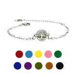 316L Stainless Steel 12mm Colorful Bracelet Diffuser Locket