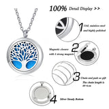 316L Stainless Steel Silver Magnetic Aromatherapy Locket