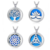 316L Stainless Steel Silver Magnetic Aromatherapy Locket