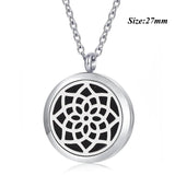316L Stainless Steel Silver Magnetic Aromatherapy Locket