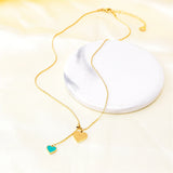 316L Stainless Steel Sea Shell Butterfly Heart Pendant Necklace Jewelry