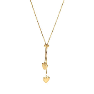 316L Stainless Steel Heart Shaped Pendant Necklace for Women