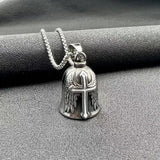 316L Stainless Steel Angel Cross Wind Chime Pendant Necklaces