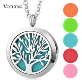 316L Stainless Steel Aromatherapy Essential Oils Diffuser Pendant Necklace