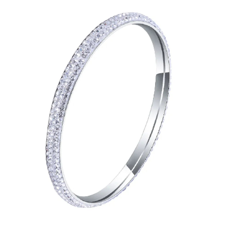 316L Stainless Steel Crystal Bracelet for Women