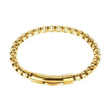 316L Stainless Steel BOX Chain Bracelet for Men Women