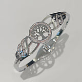 316L Stainless Steel Bangles Tree Life Charm Bracelet