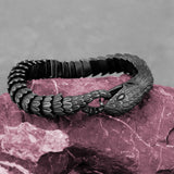 316L Stainless Steel Snake Chain Bracelet - Hip Hop Charm Biker Gothic Gift