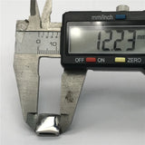 316L Stainless Steel Square Beads Custom Logo Charm Spacer for Jewelry Making