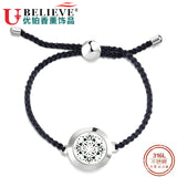 316L Stainless Steel Bracelet Aromatherapy Diffuser Adjustable Gift 20MM