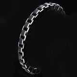 316L Stainless Steel Men's Box Link Chain Bracelet H685
