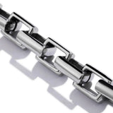 316L Stainless Steel Long Link Chain Punk Bracelet for Men & Women