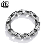 316L Stainless Steel Long Link Chain Punk Bracelet for Men & Women