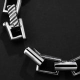 316L Stainless Steel Long Link Chain Punk Bracelet for Men & Women