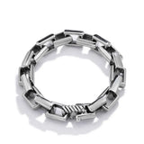 316L Stainless Steel Long Link Chain Punk Bracelet for Men & Women
