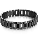316L Stainless Steel Bracelet 15MM Wide Watch Chain Men's Bracelet