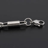 316L Stainless Steel Men's Charm Link Chain Bracelet Jewelry 2016