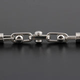 316L Stainless Steel Men's Charm Link Chain Bracelet Jewelry 2016