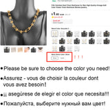 316L Stainless Steel Chain Necklaces For Men and Women