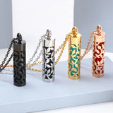 316L Stainless Steel Chain Perfume Aroma Diffuser Long Necklaces