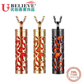 316L Stainless Steel Chain Perfume Aroma Diffuser Long Necklaces